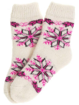 Носки детские "Снежинка с орнаментом" 6715-4