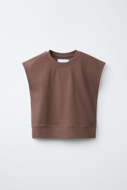 CAMISETA LISA HEAVY WEIGHT / Marr?n