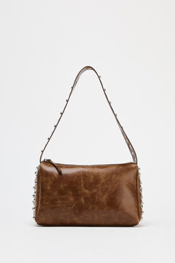 SHOULDER BAG WITH METAL APPLIQUES - Zara фото 4