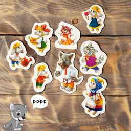 Обучающие магниты Сказки - Лесная мастерская фото 6