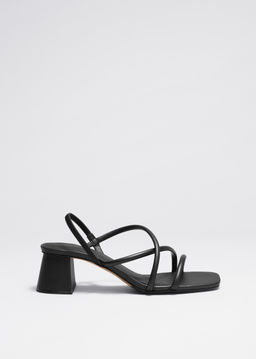 Sandalias de tiras con tac?n ancho - H&m фото 6