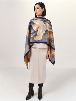 Палантин в составе шерсть и кашемир