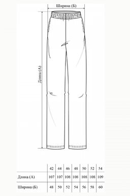 Брюки женские 156L10 сиреневый - Solo mio фото 7