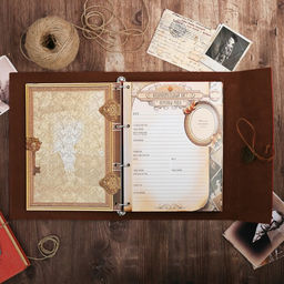 Родословная книга Наш род, 65 листов, коричневый, 35 х 23.5 см - Семейные традиции фото 8