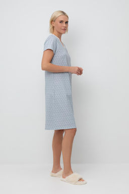 Е 10054/сахар,восточный орнамент сорочка ночная жен