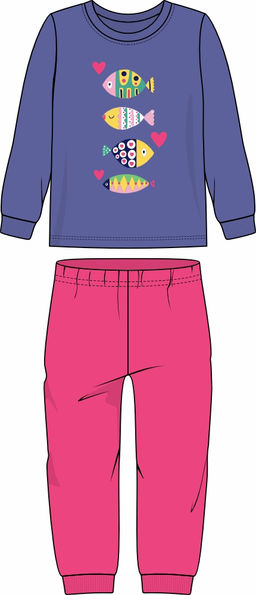 Пижама для девочки 91313 Lets go - Let's go фото 2