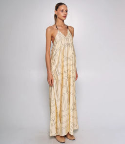 Сарафан #КТ025, кремовый