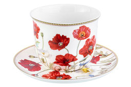 Чайн. пара 2 пр. 450 мл 14*11*8,5 см Маки NEW BONE CHINA - Elan gallery фото 17