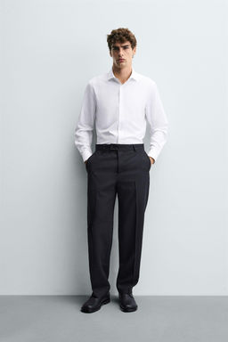 REGULAR FIT TEXTURED SHIRT
