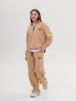 327 Костюм-трансформер с утяжками, беж - Knitka wear фото 5