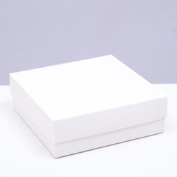 Цена за 5 шт. Коробка складная, крышка-дно, белая, 15 х 15 х 5 см