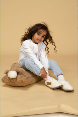 Подушка-игрушка Овечка 30х60 (цвет ВАНИЛЬ)