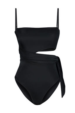 TRENDYOLMILLA Siyah Straplez Cut Out/Pencereli Regular Mayo TBESS24MA00123 фото 6