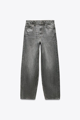 ZW COLLECTION BAGGY MID-WAIST JEANS - Zara фото 5
