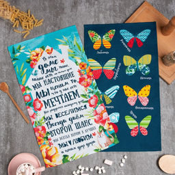 Набор кухонных полотенец Доляна Тебе 35?60 см-2 шт., 100% хлопок