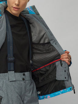 Горнолыжный костюм женский синего цвета 02216S - Chunmai фото 16