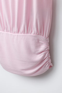 CAMISETA FLUIDA FAJ?N / Rosa pastel - Zara фото 6