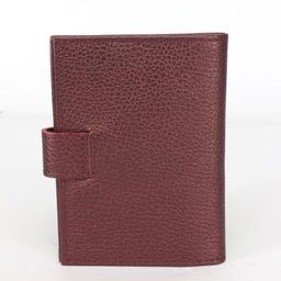 Обложка для авто+паспорт-Croco-ВП-1031 (с хляст, 5 внут карм) натуральная кожа бордо металлик (232) 238661  фото 2