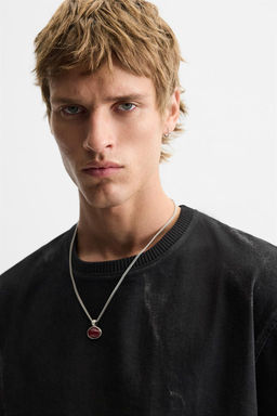 CROPPED FIT DENIM T-SHIRT - Zara фото 5