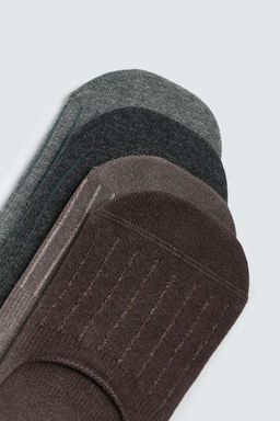 PACK OF 4 INVISIBLE NO-SHOW SOCKS - Zara фото 4