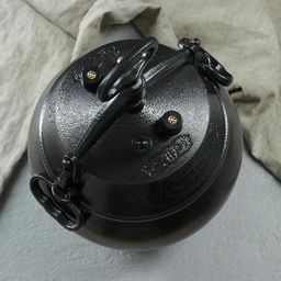 Афганский казан, 20 л, алюминий, чёрный