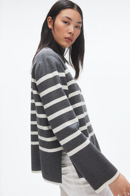 Jersey de punto con cuello perkins - H&m фото 3