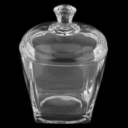 Конфетница стеклянная Ларец 280мл, 8,7х8,7х7,4см, основание 5,8х5,8см, стеклянная крышка, общая h10,8см, в коробке, Дели Гласс (Deli Glass)(Китай) - Домашняя мода фото 3