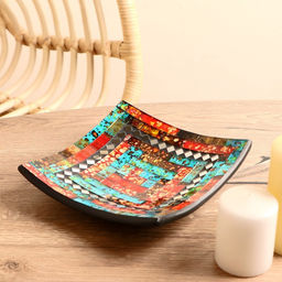 Тарелка декоративная, 20×20×5 см, керамика