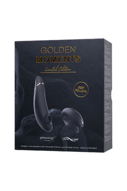 Набор Womanizer Premium + WE-VIBE Chorus черный, силикон, 19 см  фото 15