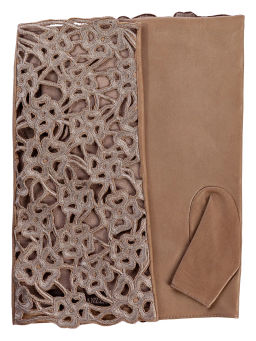 Перчатки женские ш/п F-0160 l.taupe - Eleganzza фото 17