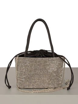 LACCOMA сумка ST133-червонное серебро стразы хлопок