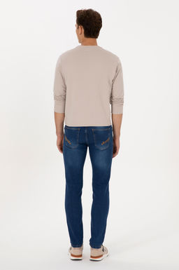 Erkek Mavi Slim Fit Jean Pantolon - U.s. polo assn фото 4