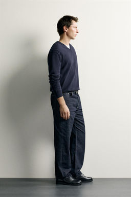 JEANS STRAIGHT FIT / ?ndigo oscuro - Zara фото 4