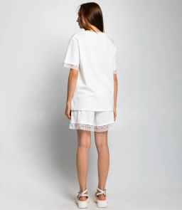 Костюм #КТ38-8, белый