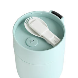 Ланч бокс в школу, контейнер для еды, 450 мл, с приборами, сохраняет тепло 6 часов, 12.3 х 9.2 см 74 - Take it easy фото 3