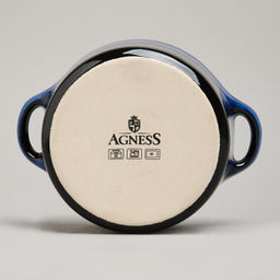 ГОРШОЧЕК ДЛЯ ЗАПЕКАНИЯ REACTIVE BLUE 18,5*14,5*6,5/10СМ 600 МЛ - Agness фото 3