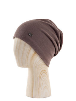 Шапка жен. шерсть+акр LB-N88039 cacao