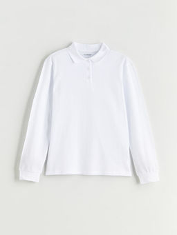 Polo Yaka Basic K?z ?ocuk Ti??rt