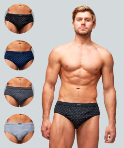 Трусы мужские слипы Rogers 8820 хлопок, эластан размеры 3XL, 4XL, 5XL