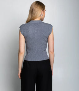Топ #КТ060 (1), серый