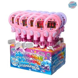 Цена за 24 шт. Мыльные пузыри + водная игра цвета МИКС