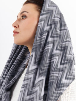 Большой, мягкий, тонкий и очень нежный двусторонний палантин с рисунком - Tantino фото 4