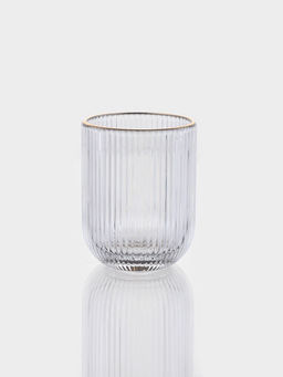 Набор стаканов 6 шт, 260 мл, золотой обод