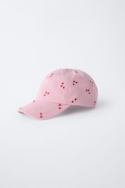 GORRA CORAZONES FLOCK / Rosa - Zara фото 2