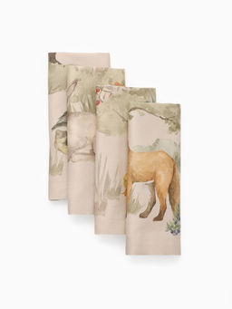 Набор кухонный «Этель» Forest landscape: скатерть 148×112±2 см с ГМВО, салфетка 40×40 см - 4 шт.