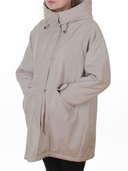 8020 LT. BEIGE Куртка демисезонная женская (100 гр. холлофайбер)