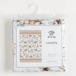 Скатерть Этель Floral mood, 220?147 см, 100 % хлопок, репс 210 г/м?