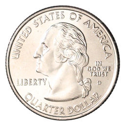 25 центов (1/4 доллара) 2009 года D США Штаты и территории  Округ Колумбия