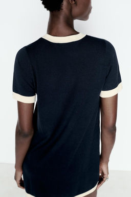 SHORT PLAIN KNIT DRESS - Zara фото 5