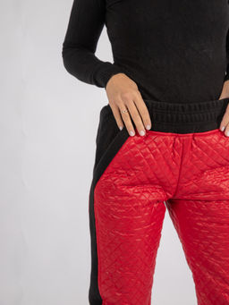 Брюки женские утепленные С211 Красный от фабрики Спортсоло